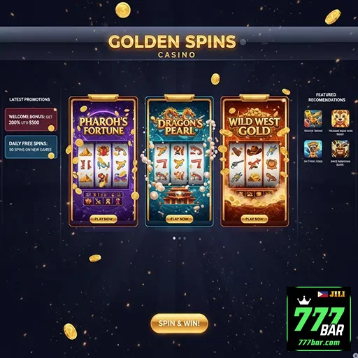 Exciting mobile slots at 777bar, the best casino site PH - 777bar